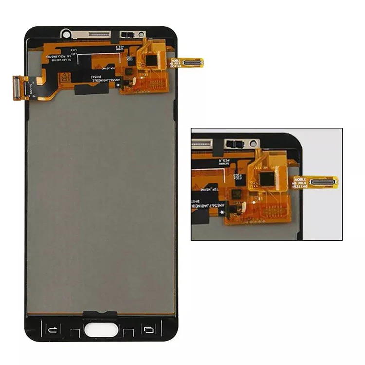 For Samsung Galaxy Note 5 LCD OLED DISPLAY SCREEN DIGITIZER Assembly med ramme