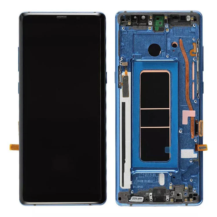 For Samsung Galaxy Note 8 LCD OLED DISPLAY SCREEN DIGITIZER Assembly med ramme