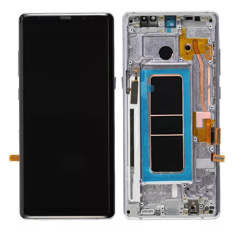 For Samsung Galaxy Note 8 LCD OLED DISPLAY SCREEN DIGITIZER Assembly med ramme
