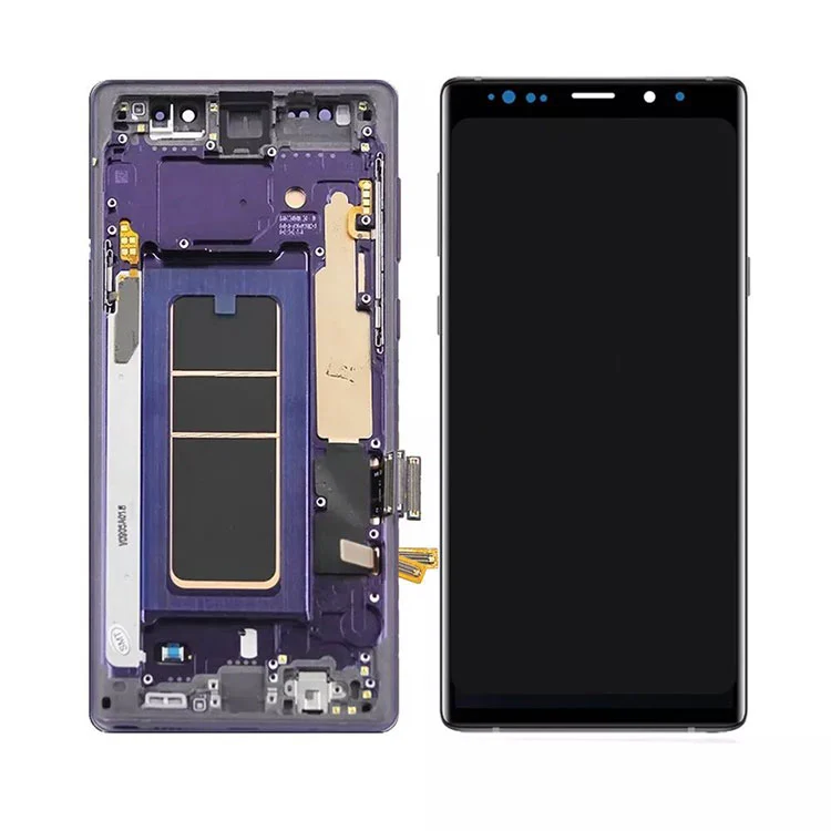 For Samsung Galaxy Note 9 LCD OLED DISPLAY SCREEN DIGITIZER Assembly med ramme