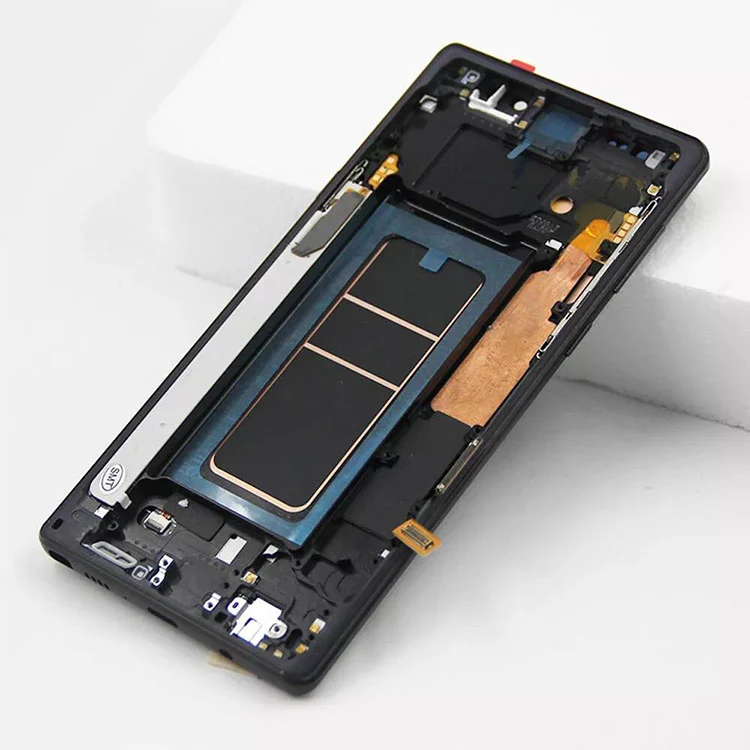 For Samsung Galaxy Note 9 LCD OLED DISPLAY SCREEN DIGITIZER Assembly med ramme