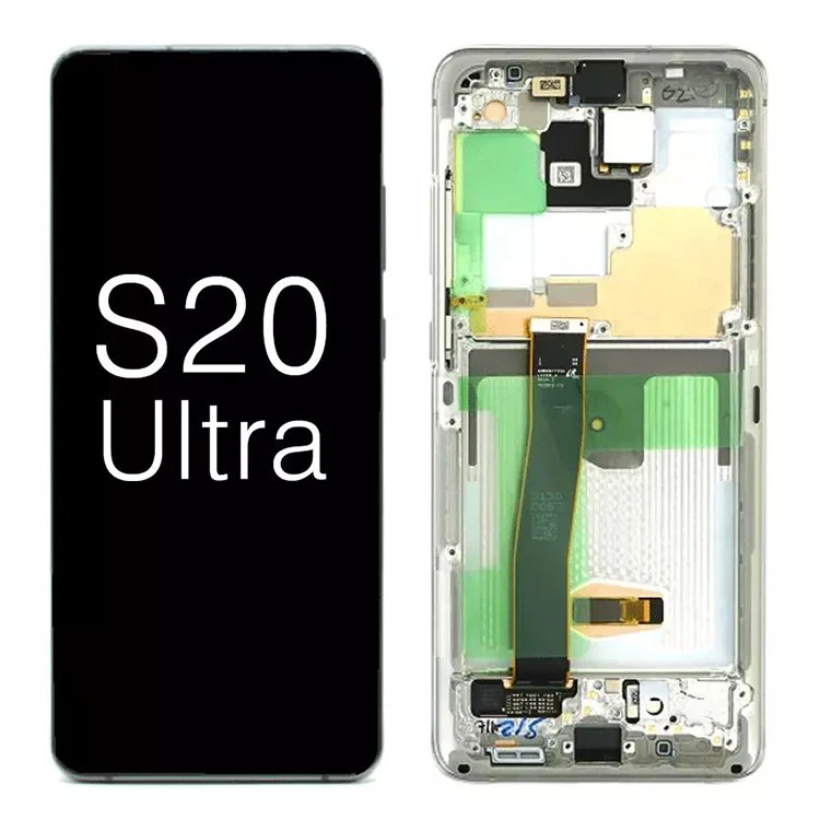 For Samsung Galaxy S20 Ultra G988 5G OLED DISPLAY LCD Touch Screen udskiftning