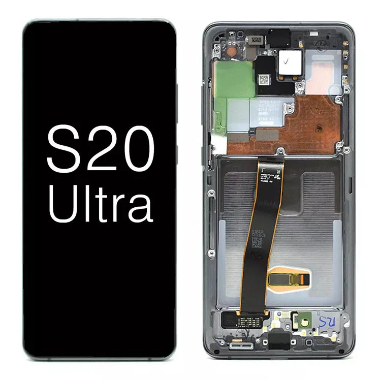 For Samsung Galaxy S20 Ultra G988 5G OLED DISPLAY LCD Touch Screen udskiftning