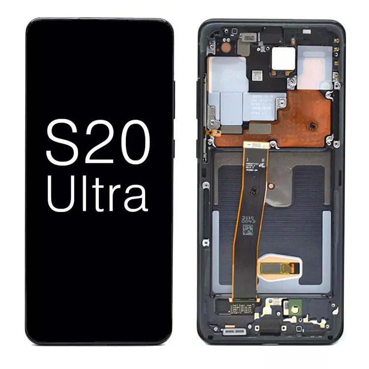 For Samsung Galaxy S20 Ultra G988 5G OLED DISPLAY LCD Touch Screen udskiftning